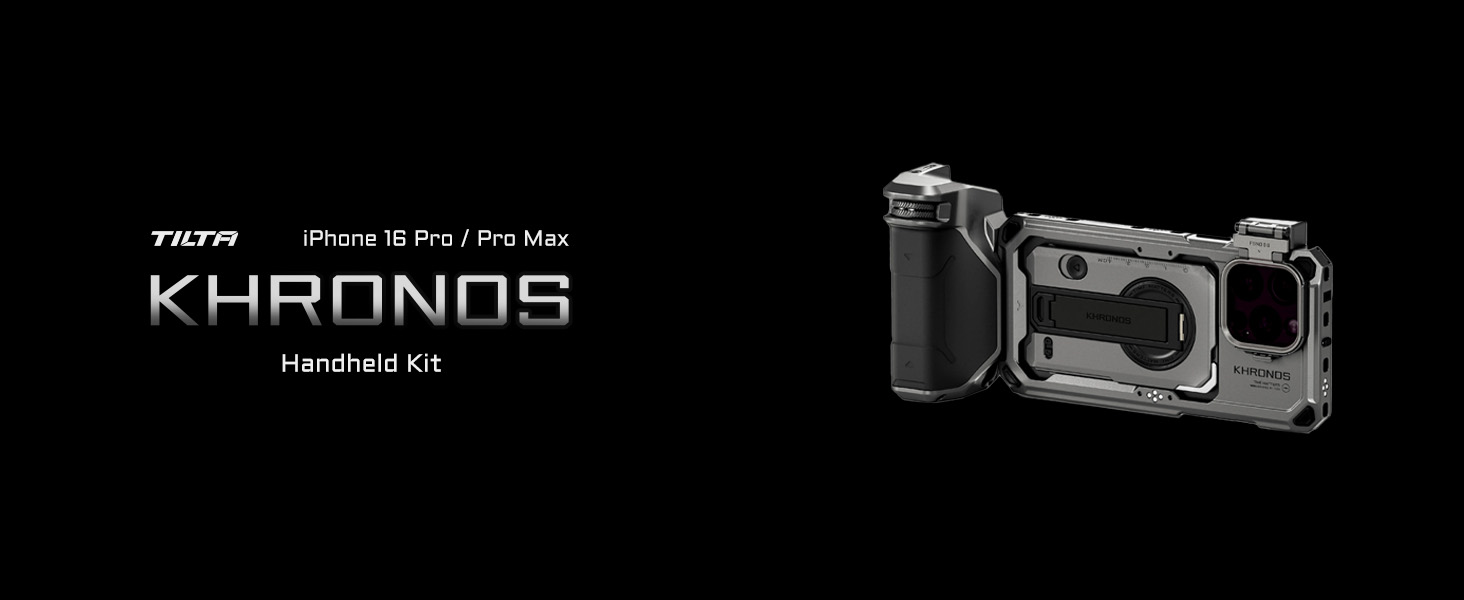 Amazon.com: Tilta Khronos Compatible with iPhone 16 Pro Handheld